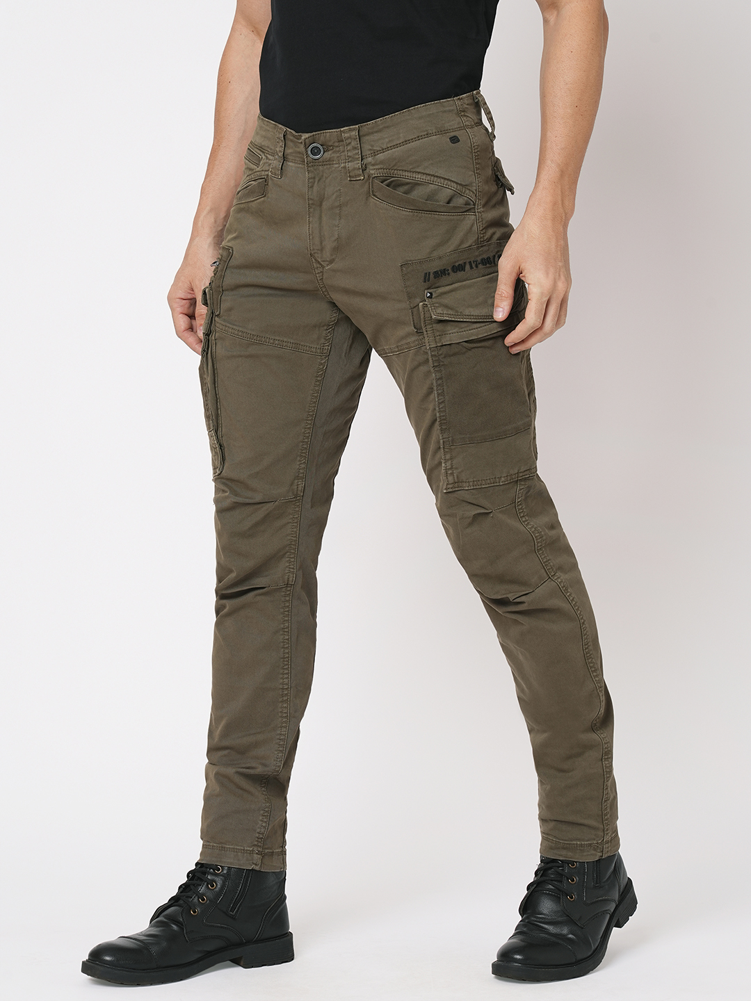 SAND SLIM FIT CARGO PANT (REGULAR FIT)